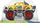 Makina lodër off-road MEGA CREATIVE 481938, me tërheqje mbrapa, rrota të mëdhaja, shumëngjyrëshe