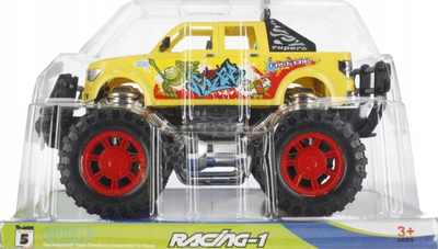 Makina lodër off-road MEGA CREATIVE 481938, me tërheqje mbrapa, rrota të mëdhaja, shumëngjyrëshe