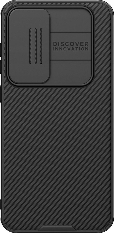 Mbulesë telefoni Nillkin CamShield Pro, për Samsung Galaxy S24 FE, kapak kamere që rrëshqet, e zezë