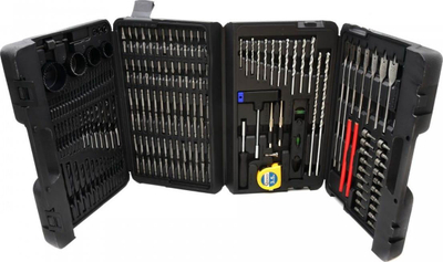 Set veglash GEKO G38113, 217 copë, stërvita dhe bita, në valixhe plastike
