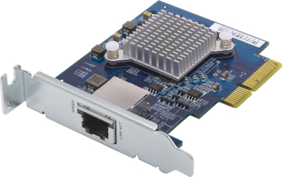 Kartë rrjeti QNAP QXG-10G1T, PCIe, 10 GbE, blu