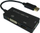 Kabllo Value DisplayPort HDMI - D-Sub (VGA) - DVI-D, 0.1m, e zezë