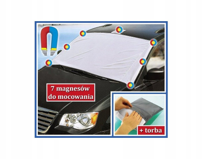 Mbulesë xhami anti-frost Maximex Front Windshield, 156x96cm, 7 magnetë, e bardhë