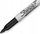 Marker permanent Sharpie Twin Tip, set 2 copë, i zi