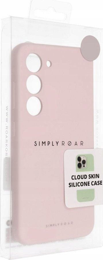 Këllëf telefoni Roar Cloud Skin për Xiaomi Redmi Note 14 5G, silikon, rozë e çelët