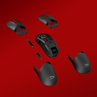 Maus gaming HyperX Pulsefire Saga Pro Wireless, 2.4GHz Bluetooth, RGB, i zi