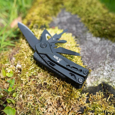 Multitool Nils Extreme NC1744 Nils Camp, 12 funksione, çelik inox, gri