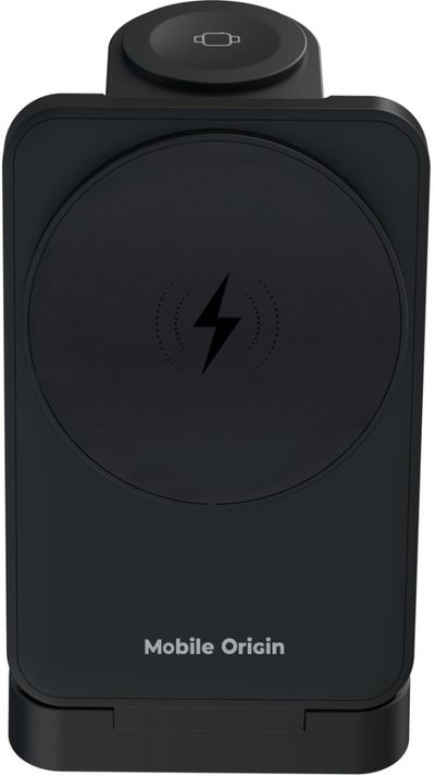 Karikues pa tel Mobile Origin 3in1 PW28, palosës, me dritë LED, i zi