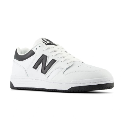 Atlete sportive New Balance BB480LBK, lëkurë, të bardha