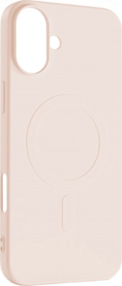 Kapotë silikoni MagSafe për Apple iPhone 16 Pro Max, liquid silicone, rozë e çelët