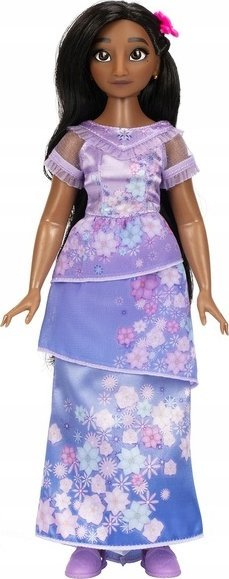 Kukull Disney Encanto Isabela, 11", fustan me lule, livando