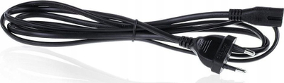 Kabllo Veracity 2-Pin (C7) EU Power, e zezë