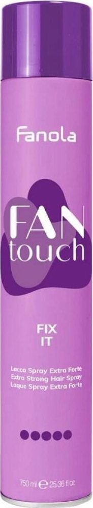 Llak flokësh Fanola Fantouch Fix It, super i fortë, 750 ml