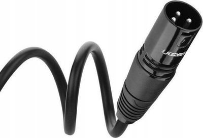Kabllo audio Ugreen 20710B XLR në XLR, 2m, e zezë