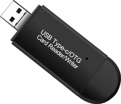 Lexues kartash Unbranded, USB dhe USB Type C, SD dhe microSD, gri