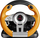 Timon për gara Speedlink Drift OZ, i zi/portokalli