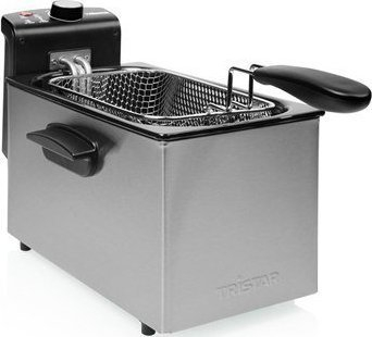 Fritezë Tristar FR-6947, 3L, 2000W, çelik inox gri me të zezë