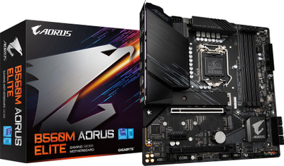 Pllakë amë Gigabyte B560M AORUS ELITE, e zezë