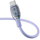 Kabllo USB-C Baseus Pudding, 2m, 100W, vjollcë