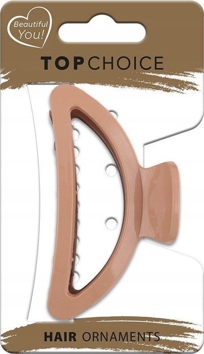 Kapëse flokësh TOP CHOICE 28700, 1 copë, ngjyrë neutrale