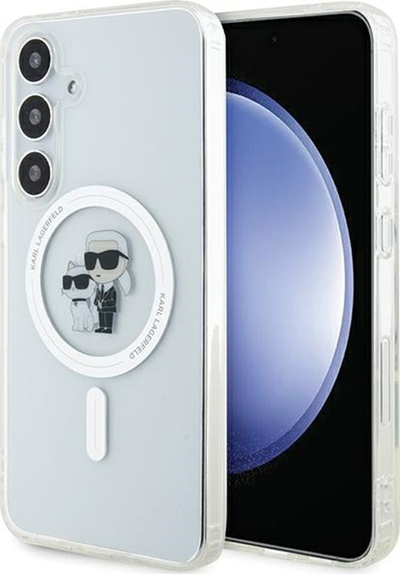 Футрола за телефон Karl Lagerfeld Ikonik MagSafe за Samsung Galaxy S24, проѕирна