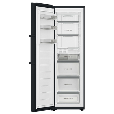 Ngrirës vertikal Haier UP 60 Series 7 H4F306DDH1L, 301L, Total No Frost, i zi