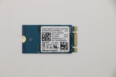 SSD M.2 Western Digital PC SN520, 256GB, PCIe NVMe, 2242