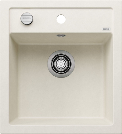 Lavaman kuzhine Blanco Dalago 45 Silgranit, për dollap 45 cm, me tapë automatike, i bardhë