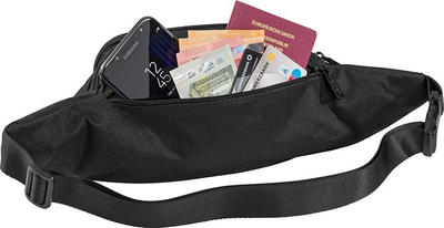 Çantë mesi PEDEA Belt Bag Trend L, rrip që çohet e ulet, material i fortë, e zezë