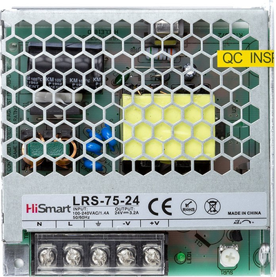 Furnizues energjie HiSmart LRS-75-24, 24V 3.2A, 75W, gri