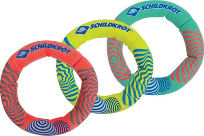 Set unaza zhytjeje SCHILDKRÖT Neoprene Diving Ring, set me 3 copë, shumëngjyrëshe