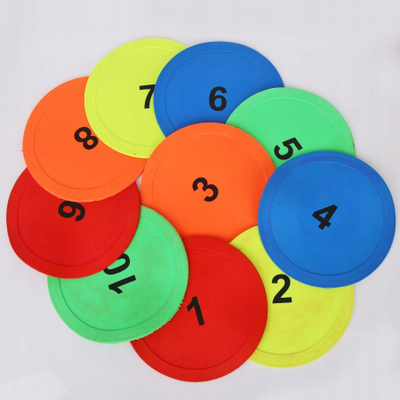 Set lojërash Maxwel me numra, 10 disqe gome, 15 cm, shumëngjyrësh