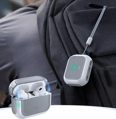 Mbrojtëse ESR Orbit Hybrid HaloLock për Apple AirPods Pro 3, me MagSafe, e bardhë
