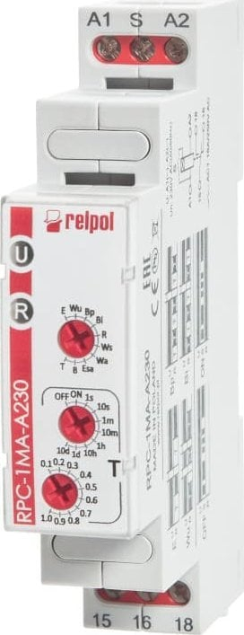 Modul kohëmatës automatik RELPOL RPC-1MA-A230, dalje SPDT, 230V AC