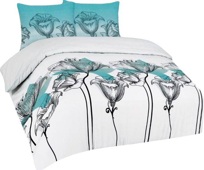 Komplet shtrati Matex F70A, flanel 100% pambuk, 220x200 cm, shumëngjyrësh