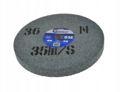 Rrotë gërryese GEKO G36, 200x20x16mm, granulitet 36, gri