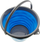 Kovë palosme silikoni, 10L, plastike, blu