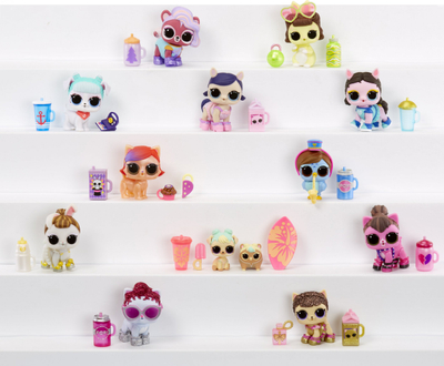 Lodër figurë MGA LOL Surprise Bubble Surprise Pets, me flluska, me efekt ndërrim ngjyre, shumëngjyrëshe