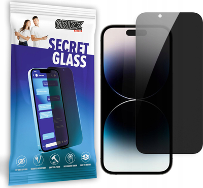 Mbrojtës ekrani GrizzGlass Matte SecretGlass për Apple iPhone 15 Pro Max, efekt privatësie, xham keramik