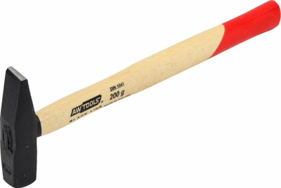 Çekan bravandreqës AWTools Black Line AW32032BL, 200 g, dorezë druri, i zi