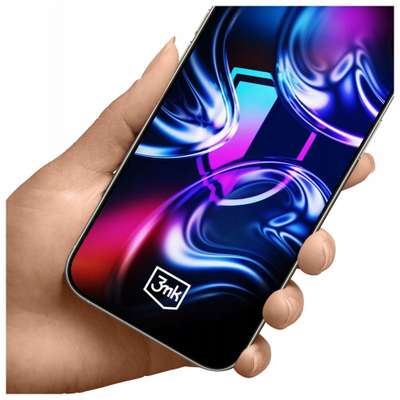 Xham mbrojtës 3MK HardGlass Max me aplikator për iPhone 15 Plus 16 Plus, i tejdukshëm