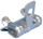 Klemë flange Erico 4H58 4H58-2, çelik inox, paketim 100 copë, argjendtë