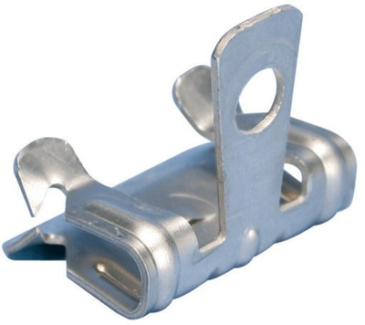 Klemë flange Erico 4H58 4H58-2, çelik inox, paketim 100 copë, argjendtë