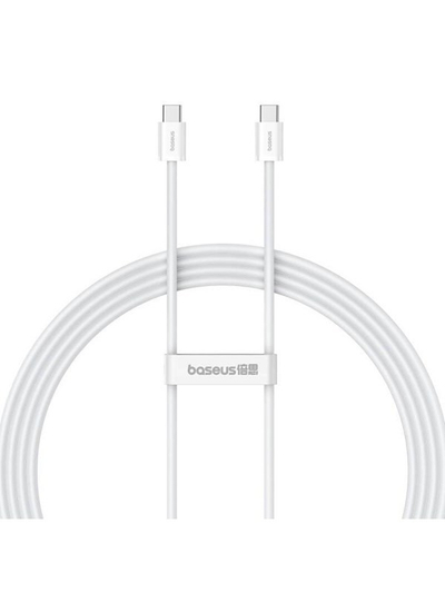 Kabllo USB C Baseus Superior 2, 100W, 2m, e bardhë