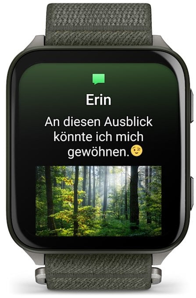 Ora Garmin Venu X1 Moss, smartwatch me ekran AMOLED, GPS, ngjyrë jeshile