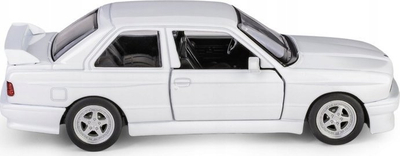 Maket veture Daff RMZ BMW M3 E30, model koleksionimi, i bardhë