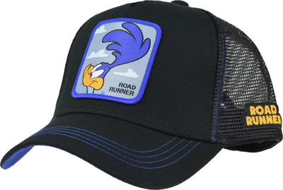 Kapelë bejsbolli Capslab Freegun Looney Tunes CL-LOO-1-ROA1, me rrjetë, snapback, e zezë