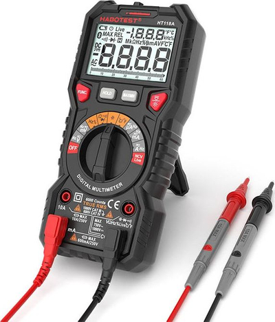 Multimetër dixhital Habotest HT118A, True RMS, NCV, me dritë