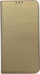 Futrollë libër Smart Magnet për iPhone 14 Plus 6.7", me xhep karte, ngjyrë gold
