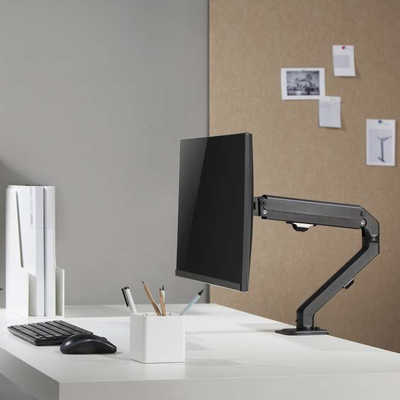 Krah monitori me sustë gazi, 17-32", për tavolinë, VESA 75x75 100x100, i zi